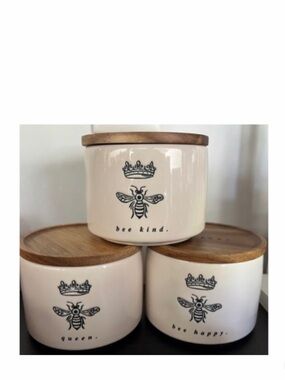 NEW Rae Dunn Bee Cellar Stackers Set 🐝